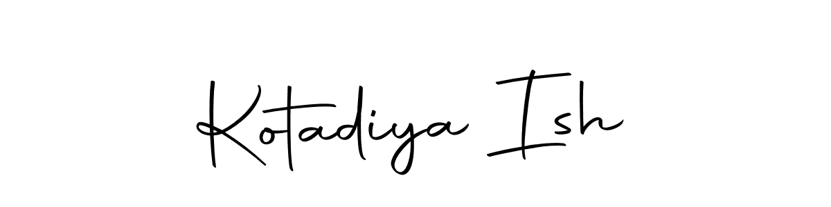 Also we have Kotadiya Ish name is the best signature style. Create professional handwritten signature collection using Autography-DOLnW autograph style. Kotadiya Ish signature style 10 images and pictures png