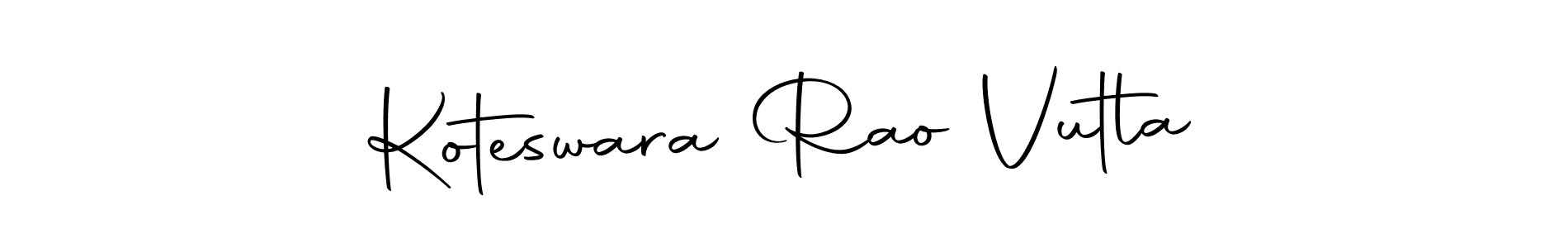 Also we have Koteswara Rao Vutla name is the best signature style. Create professional handwritten signature collection using Autography-DOLnW autograph style. Koteswara Rao Vutla signature style 10 images and pictures png