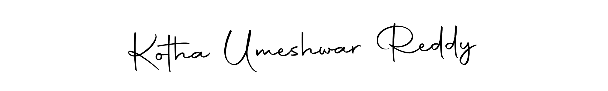 How to make Kotha Umeshwar Reddy signature? Autography-DOLnW is a professional autograph style. Create handwritten signature for Kotha Umeshwar Reddy name. Kotha Umeshwar Reddy signature style 10 images and pictures png