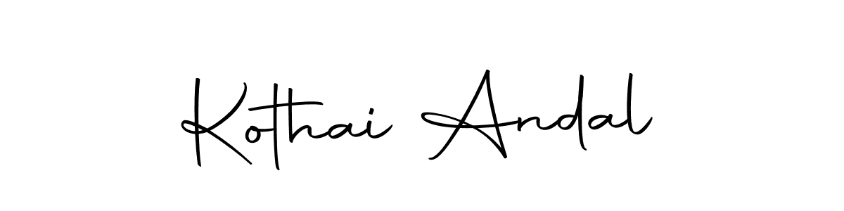 Kothai Andal stylish signature style. Best Handwritten Sign (Autography-DOLnW) for my name. Handwritten Signature Collection Ideas for my name Kothai Andal. Kothai Andal signature style 10 images and pictures png