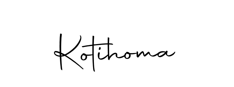 Create a beautiful signature design for name Kotihoma. With this signature (Autography-DOLnW) fonts, you can make a handwritten signature for free. Kotihoma signature style 10 images and pictures png