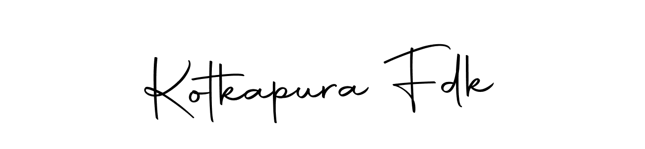 Also we have Kotkapura Fdk name is the best signature style. Create professional handwritten signature collection using Autography-DOLnW autograph style. Kotkapura Fdk signature style 10 images and pictures png