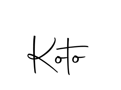 Create a beautiful signature design for name Koto. With this signature (Autography-DOLnW) fonts, you can make a handwritten signature for free. Koto signature style 10 images and pictures png