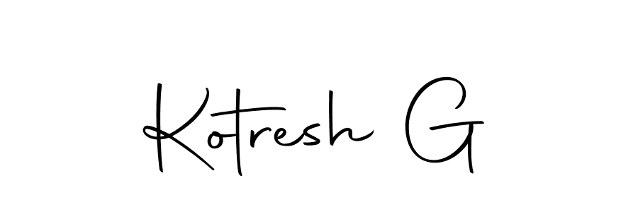 How to make Kotresh G name signature. Use Autography-DOLnW style for creating short signs online. This is the latest handwritten sign. Kotresh G signature style 10 images and pictures png