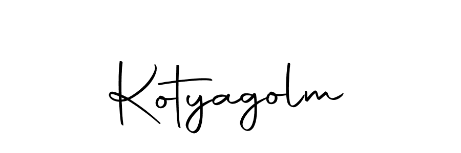 You should practise on your own different ways (Autography-DOLnW) to write your name (Kotyagolm) in signature. don't let someone else do it for you. Kotyagolm signature style 10 images and pictures png