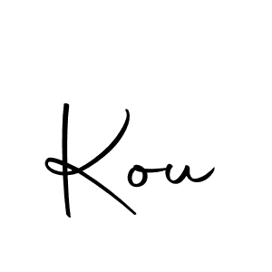 How to make Kou name signature. Use Autography-DOLnW style for creating short signs online. This is the latest handwritten sign. Kou signature style 10 images and pictures png