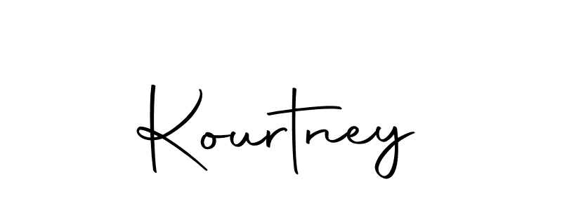 Use a signature maker to create a handwritten signature online. With this signature software, you can design (Autography-DOLnW) your own signature for name Kourtney. Kourtney signature style 10 images and pictures png