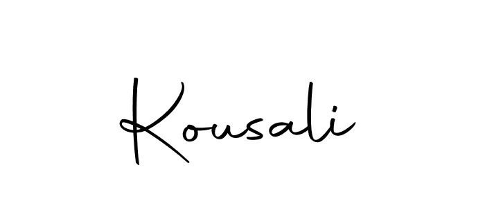 Create a beautiful signature design for name Kousali. With this signature (Autography-DOLnW) fonts, you can make a handwritten signature for free. Kousali signature style 10 images and pictures png