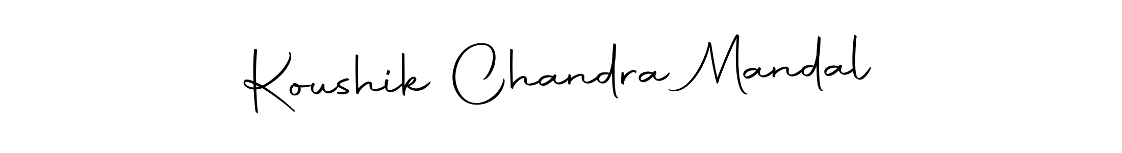 Make a beautiful signature design for name Koushik Chandra Mandal. With this signature (Autography-DOLnW) style, you can create a handwritten signature for free. Koushik Chandra Mandal signature style 10 images and pictures png