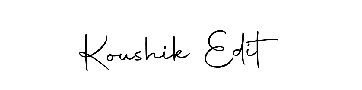 You can use this online signature creator to create a handwritten signature for the name Koushik Edit. This is the best online autograph maker. Koushik Edit signature style 10 images and pictures png