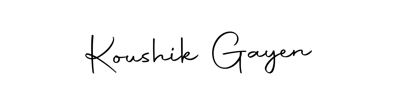 if you are searching for the best signature style for your name Koushik Gayen. so please give up your signature search. here we have designed multiple signature styles  using Autography-DOLnW. Koushik Gayen signature style 10 images and pictures png
