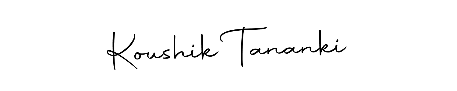 Koushik Tananki stylish signature style. Best Handwritten Sign (Autography-DOLnW) for my name. Handwritten Signature Collection Ideas for my name Koushik Tananki. Koushik Tananki signature style 10 images and pictures png