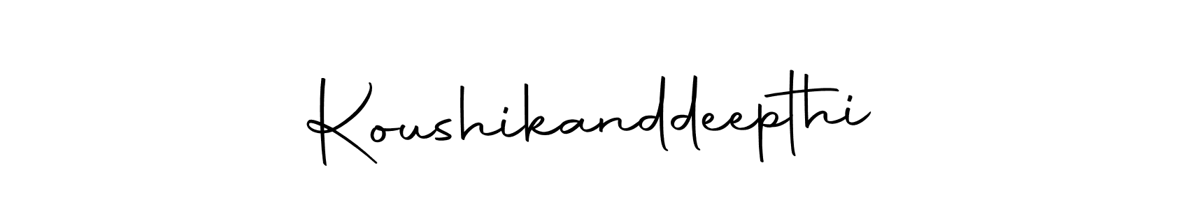 How to make Koushikanddeepthi signature? Autography-DOLnW is a professional autograph style. Create handwritten signature for Koushikanddeepthi name. Koushikanddeepthi signature style 10 images and pictures png