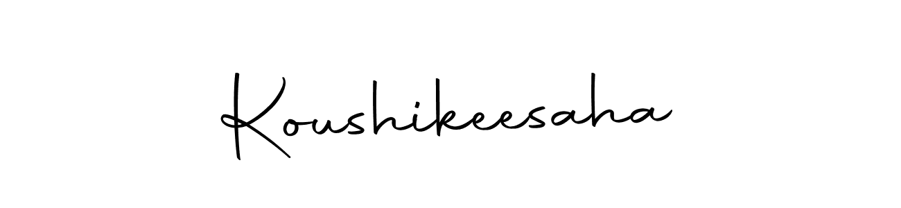 Also we have Koushikeesaha name is the best signature style. Create professional handwritten signature collection using Autography-DOLnW autograph style. Koushikeesaha signature style 10 images and pictures png