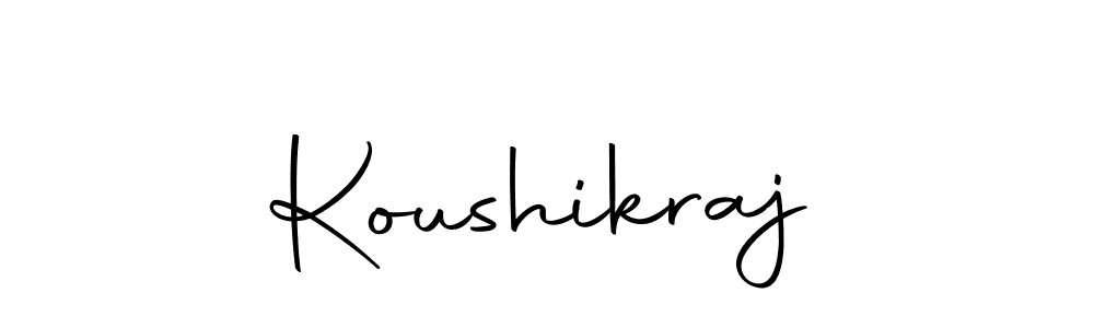 How to make Koushikraj name signature. Use Autography-DOLnW style for creating short signs online. This is the latest handwritten sign. Koushikraj signature style 10 images and pictures png