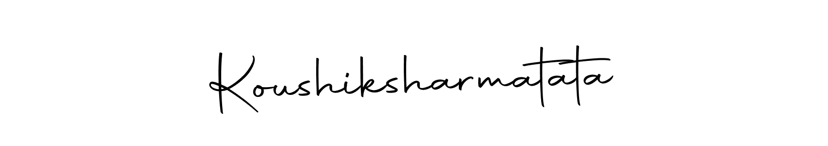 Make a beautiful signature design for name Koushiksharmatata. With this signature (Autography-DOLnW) style, you can create a handwritten signature for free. Koushiksharmatata signature style 10 images and pictures png