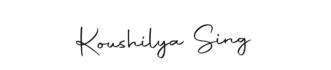 See photos of Koushilya Sing official signature by Spectra . Check more albums & portfolios. Read reviews & check more about Autography-DOLnW font. Koushilya Sing signature style 10 images and pictures png