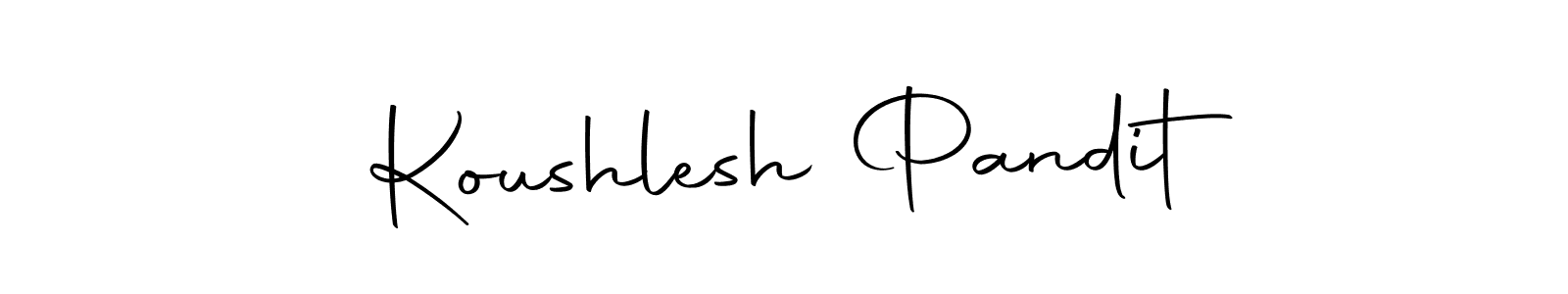 It looks lik you need a new signature style for name Koushlesh Pandit. Design unique handwritten (Autography-DOLnW) signature with our free signature maker in just a few clicks. Koushlesh Pandit signature style 10 images and pictures png