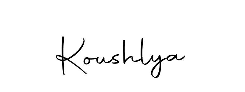 The best way (Autography-DOLnW) to make a short signature is to pick only two or three words in your name. The name Koushlya include a total of six letters. For converting this name. Koushlya signature style 10 images and pictures png