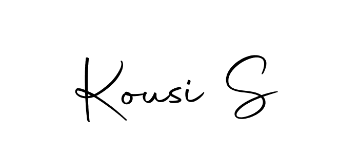 Also we have Kousi S name is the best signature style. Create professional handwritten signature collection using Autography-DOLnW autograph style. Kousi S signature style 10 images and pictures png