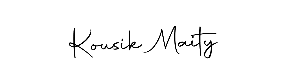 Kousik Maity stylish signature style. Best Handwritten Sign (Autography-DOLnW) for my name. Handwritten Signature Collection Ideas for my name Kousik Maity. Kousik Maity signature style 10 images and pictures png