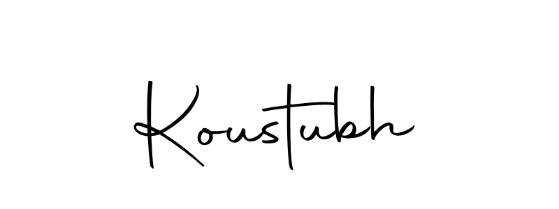 Create a beautiful signature design for name Koustubh. With this signature (Autography-DOLnW) fonts, you can make a handwritten signature for free. Koustubh signature style 10 images and pictures png