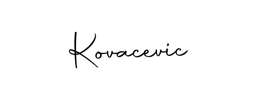 How to make Kovacevic name signature. Use Autography-DOLnW style for creating short signs online. This is the latest handwritten sign. Kovacevic signature style 10 images and pictures png