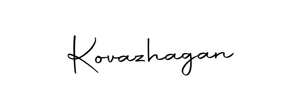 Design your own signature with our free online signature maker. With this signature software, you can create a handwritten (Autography-DOLnW) signature for name Kovazhagan. Kovazhagan signature style 10 images and pictures png