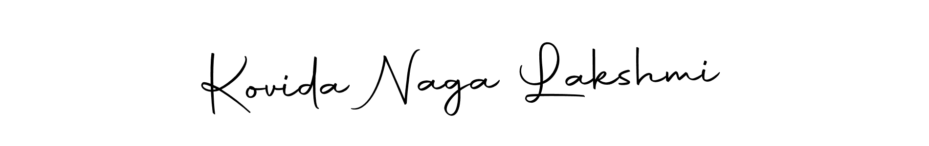 Make a beautiful signature design for name Kovida Naga Lakshmi. Use this online signature maker to create a handwritten signature for free. Kovida Naga Lakshmi signature style 10 images and pictures png