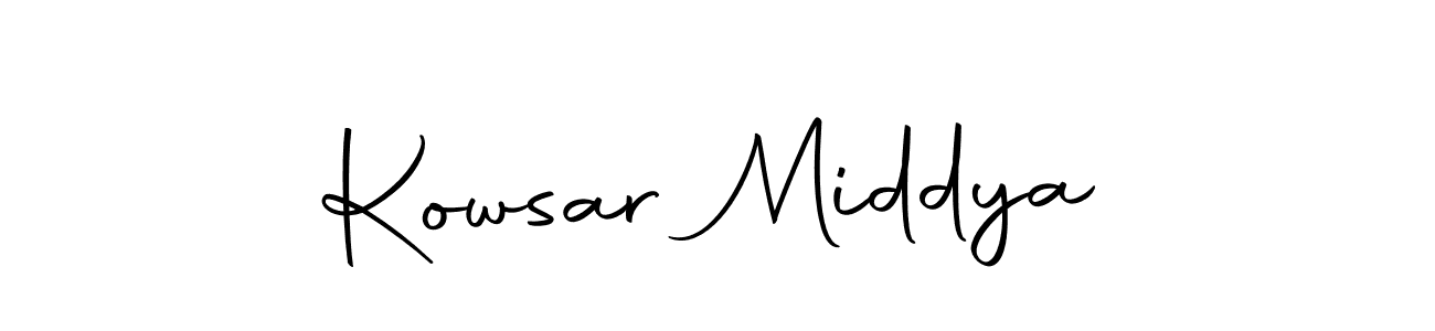 if you are searching for the best signature style for your name Kowsar Middya. so please give up your signature search. here we have designed multiple signature styles  using Autography-DOLnW. Kowsar Middya signature style 10 images and pictures png