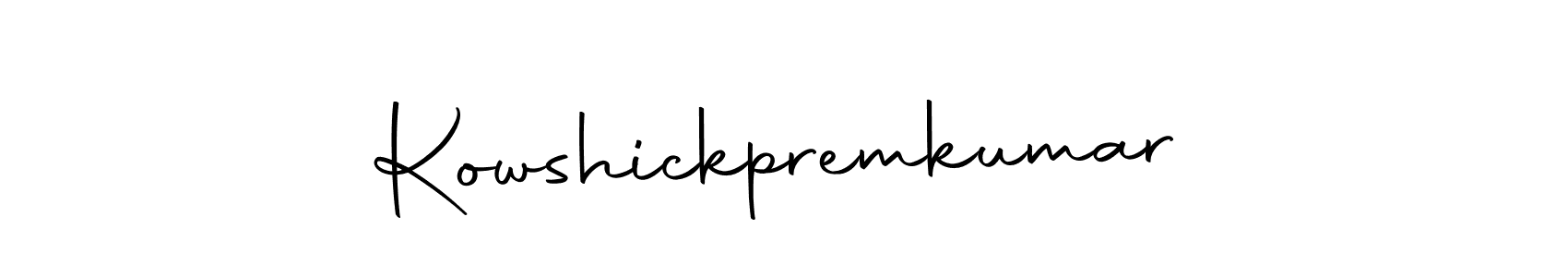 It looks lik you need a new signature style for name Kowshickpremkumar. Design unique handwritten (Autography-DOLnW) signature with our free signature maker in just a few clicks. Kowshickpremkumar signature style 10 images and pictures png