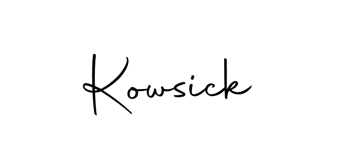 How to make Kowsick name signature. Use Autography-DOLnW style for creating short signs online. This is the latest handwritten sign. Kowsick signature style 10 images and pictures png