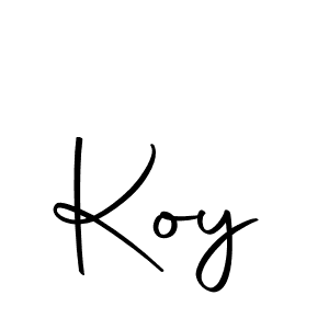 You should practise on your own different ways (Autography-DOLnW) to write your name (Koy) in signature. don't let someone else do it for you. Koy signature style 10 images and pictures png