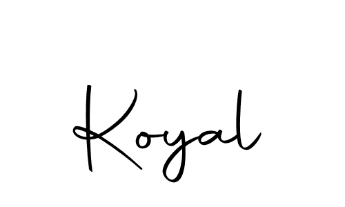 Create a beautiful signature design for name Koyal. With this signature (Autography-DOLnW) fonts, you can make a handwritten signature for free. Koyal signature style 10 images and pictures png