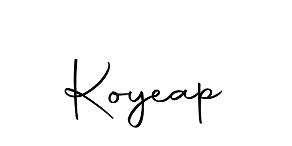 Similarly Autography-DOLnW is the best handwritten signature design. Signature creator online .You can use it as an online autograph creator for name Koyeap. Koyeap signature style 10 images and pictures png