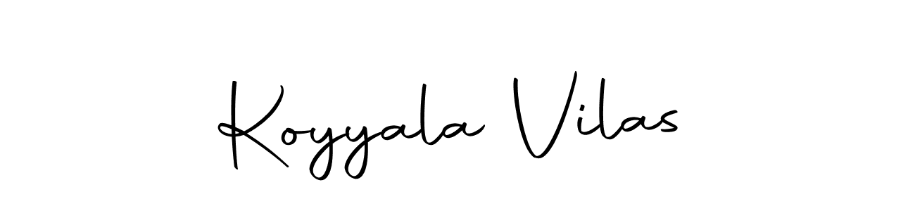 How to make Koyyala Vilas signature? Autography-DOLnW is a professional autograph style. Create handwritten signature for Koyyala Vilas name. Koyyala Vilas signature style 10 images and pictures png