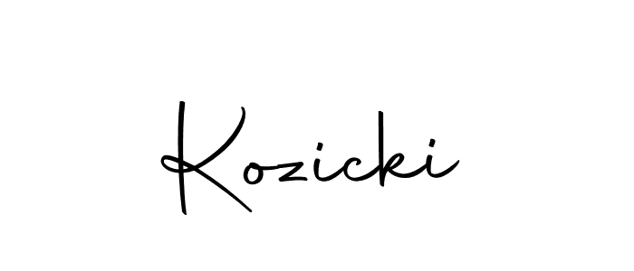 How to Draw Kozicki signature style? Autography-DOLnW is a latest design signature styles for name Kozicki. Kozicki signature style 10 images and pictures png