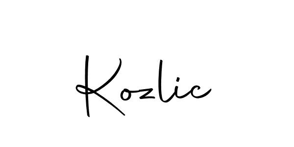 You can use this online signature creator to create a handwritten signature for the name Kozlic. This is the best online autograph maker. Kozlic signature style 10 images and pictures png