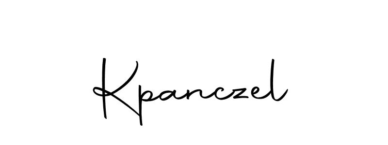 How to make Kpanczel signature? Autography-DOLnW is a professional autograph style. Create handwritten signature for Kpanczel name. Kpanczel signature style 10 images and pictures png