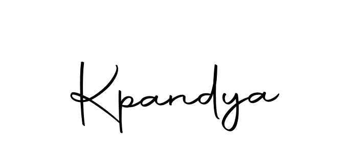 Kpandya stylish signature style. Best Handwritten Sign (Autography-DOLnW) for my name. Handwritten Signature Collection Ideas for my name Kpandya. Kpandya signature style 10 images and pictures png