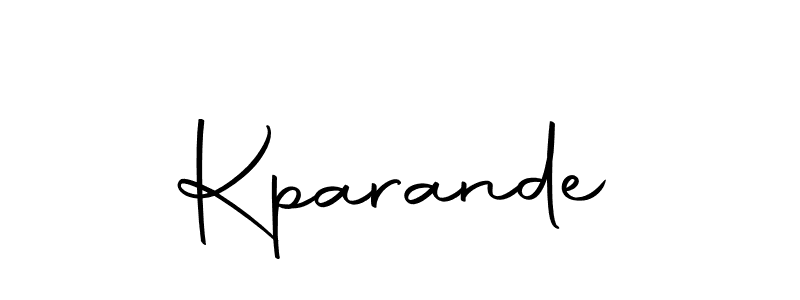 You should practise on your own different ways (Autography-DOLnW) to write your name (Kparande) in signature. don't let someone else do it for you. Kparande signature style 10 images and pictures png