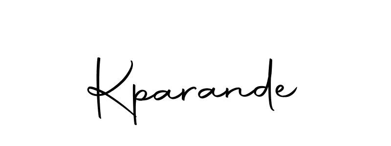 You should practise on your own different ways (Autography-DOLnW) to write your name (Kparande) in signature. don't let someone else do it for you. Kparande signature style 10 images and pictures png