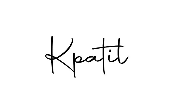 Kpatil stylish signature style. Best Handwritten Sign (Autography-DOLnW) for my name. Handwritten Signature Collection Ideas for my name Kpatil. Kpatil signature style 10 images and pictures png