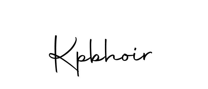 Design your own signature with our free online signature maker. With this signature software, you can create a handwritten (Autography-DOLnW) signature for name Kpbhoir. Kpbhoir signature style 10 images and pictures png