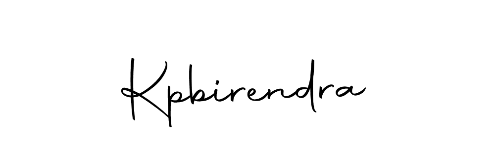 Make a beautiful signature design for name Kpbirendra. With this signature (Autography-DOLnW) style, you can create a handwritten signature for free. Kpbirendra signature style 10 images and pictures png