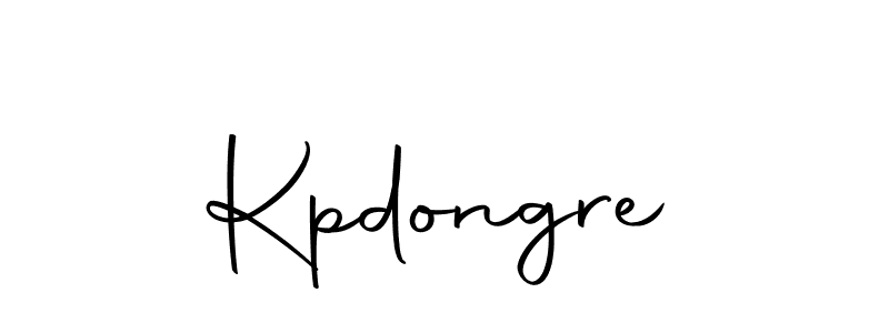 Design your own signature with our free online signature maker. With this signature software, you can create a handwritten (Autography-DOLnW) signature for name Kpdongre. Kpdongre signature style 10 images and pictures png