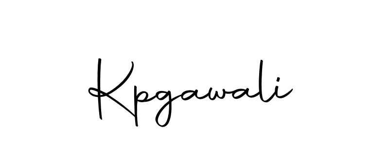 Make a beautiful signature design for name Kpgawali. With this signature (Autography-DOLnW) style, you can create a handwritten signature for free. Kpgawali signature style 10 images and pictures png