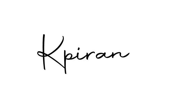 Make a beautiful signature design for name Kpiran. With this signature (Autography-DOLnW) style, you can create a handwritten signature for free. Kpiran signature style 10 images and pictures png