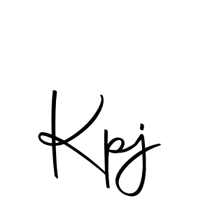 Make a beautiful signature design for name Kpj. With this signature (Autography-DOLnW) style, you can create a handwritten signature for free. Kpj signature style 10 images and pictures png