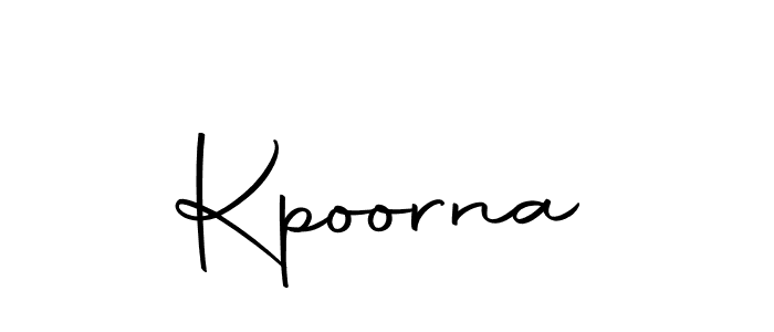 The best way (Autography-DOLnW) to make a short signature is to pick only two or three words in your name. The name Kpoorna include a total of six letters. For converting this name. Kpoorna signature style 10 images and pictures png